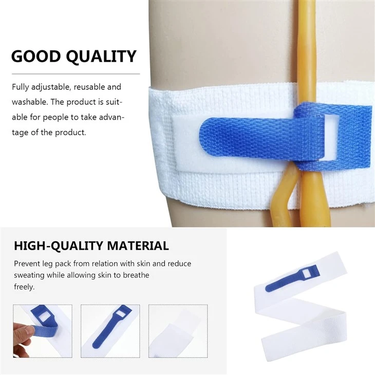 Catheter Fixed Belt Urine Bag Leg Strap Bandage Holder Urinary Medical